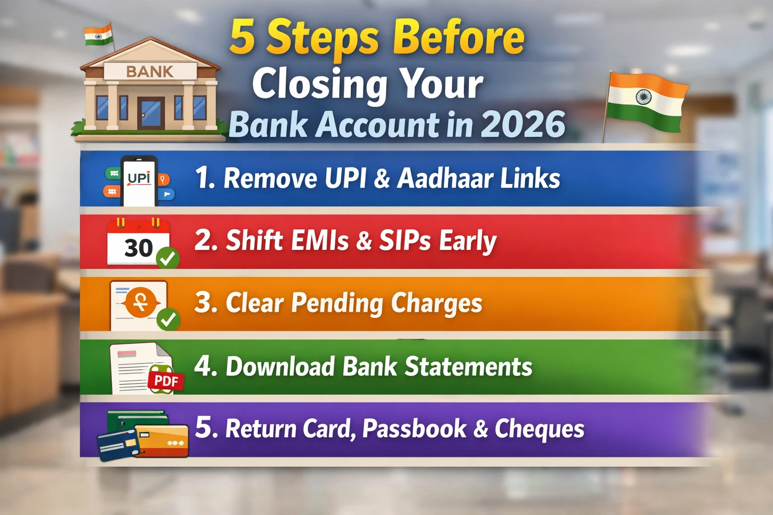 Closing a Bank Account? Don't Forget These 5 Critical Steps.