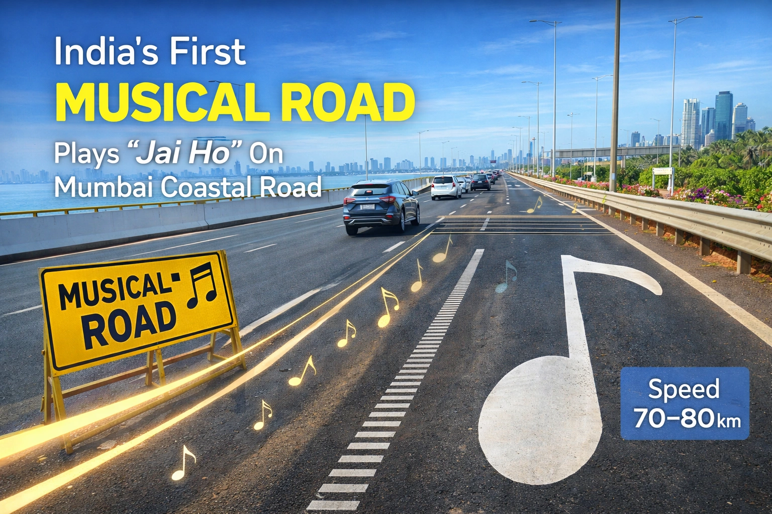 India’s First Musical Road Now Open in Mumbai – Here’s How It Works